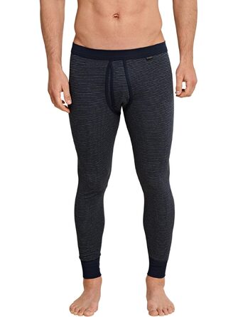 Чоловічі довгі труси Schiesser з широкими рукавами, тонкий меланж - 154800 Ретро шорти 4XL Темно-сині154800