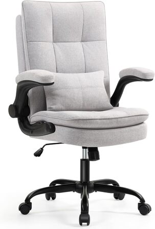 Ергономічне офісне крісло Storeo Imp, до 150 кг, дихаюча тканина, оновлений сірий колір