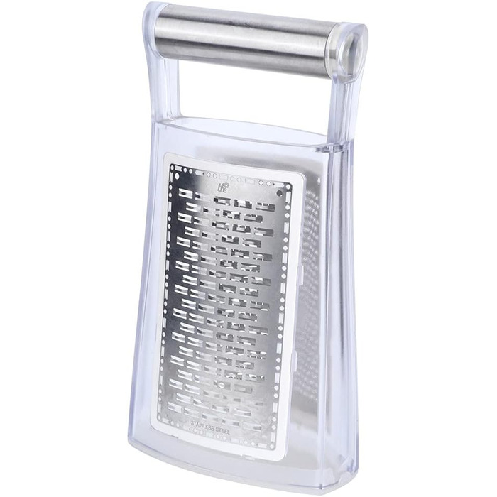 Набір терок для сиру з нержавіючої сталі Glomora з контейнером - цедра лимона для овочів, імбиру та картоплі