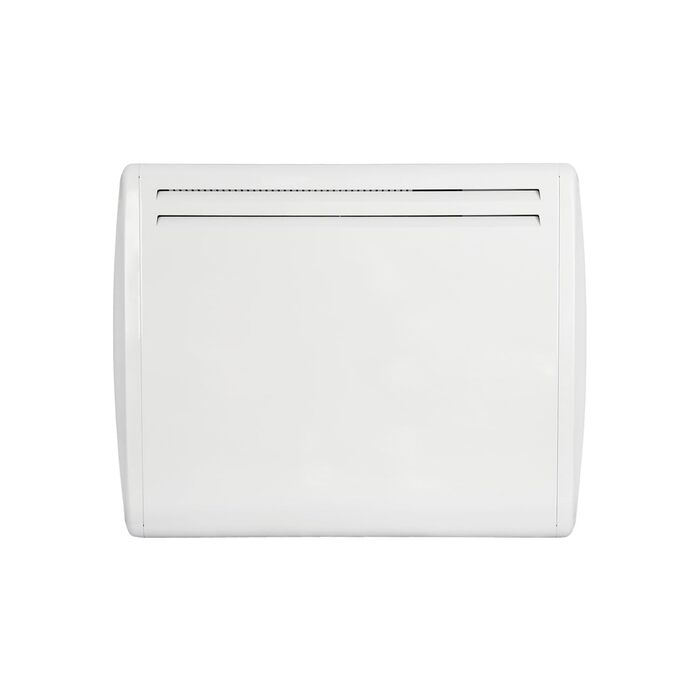 Електричний керамічний обігрівач HAVERLAND MEDUSA-10 (1000 Вт) Настінна панель з програмуванням, захистом від дітей та перегріву, датчиком відкритого вікна, цифровим дисплеєм, білий