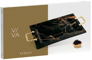 Блюдо Viva Marbel Black (6870641)