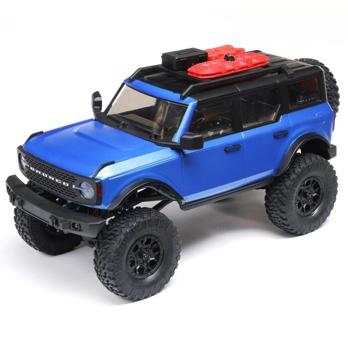 Радіокерований позашляховик Axial SCX24 1/24 2021 Ford Bronco 4WD Brushed RTR (Готовий до використання), Синій, AXI00006T3