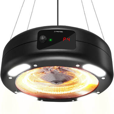 Обігрівач інфрачервоний Trotec IR 1550 SC 1500W + LED Black (1410003812)