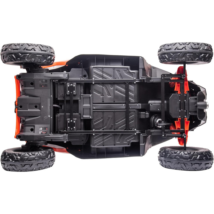 Дитячий електромобіль FINOOS Maverick Buggy 24V, дитячий автомобіль 2-місний, з пультом дистанційного керування 2.4GHz, 4 x мотор