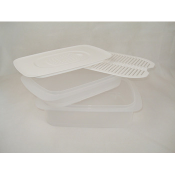 Контейнер TUPPERWARE Cool&39N Fresh 1.5 л 700 мл кришка Climate Lid White решітка свіжості White