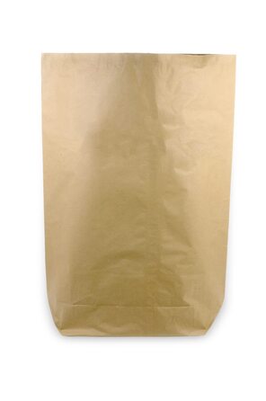 Паперові сміттєві пакети Hypafol Bio, 50 шт. Біорозкладні коричневі пакети для органічних відходів для компостування, органічних відходів та інших відходів Без пластику 2-шарові, місткість 50 л 450x600200 мм