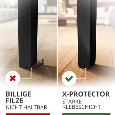 Фетрові самоклеючі смужки для захисту підлоги, 20 шт. X-Protector
