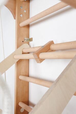 Дерев&39яна скелелазка Крита стінка для скелелазіння для дітей - стінка з 4 сходинками по 220 сходинок та гімнастична стінка для дитячих кімнат, стінка для скелелазіння, дерев&39яна вежа для скелелазіння