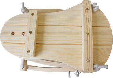 Дитячі дерев'яні гойдалки Гойдалка-кінь Гойдалка решітка Гойдалка дитяча - 6557