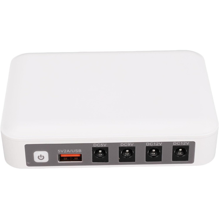 Міні UPS для роутера/модему 7500mAh з резервним живленням, DC 12V/9V, 24W, USB-A вихід (2A), для дому та офісу (EU-штекер)