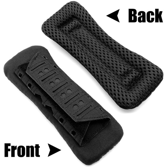 Наплічний ремінь для перенесення, знімна протиударна накладка на ремінь рюкзака Тактична мяка сітчаста підкладка для жилетів Рюкзаки Ремінці для гітари Сумка для риболовлі