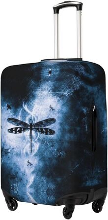 Чохол для валізи Чорна Стріха, міцний захист для багажу, підходить для валіз розміром 45.7-81.3 см, малий, Чорний