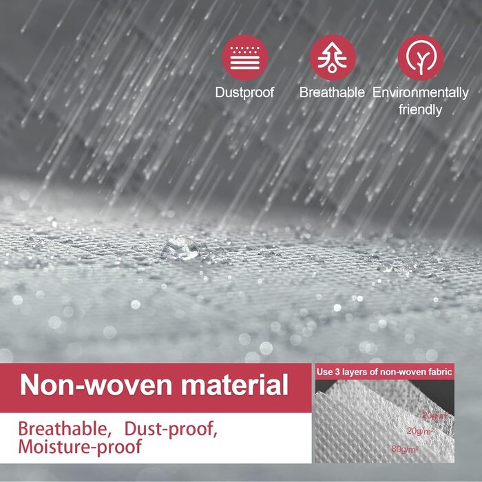 Сумка для зберігання GoMaihe 4 комплекти велика складна коробка для зберігання з кришкою, посиленою ручкою та блискавкою, органайз