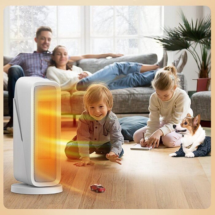 Тепловентилятор Zedelmaier, електричні обігрівачі для спалень та офісів, енергозберігаючі, широкий кут 80, миттєвий керамічний нагрів, 3 режими нагріву