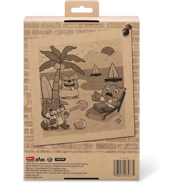 FUGGLER Ugly Monster, Отець Тріска, серія Vacay Vibes, 23 см