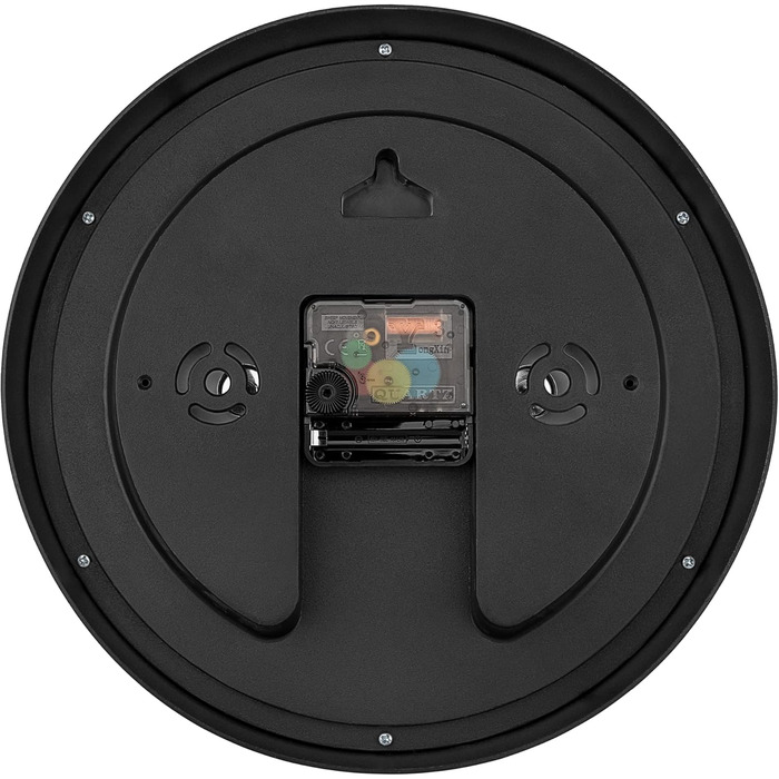 Настінний годинник Foxtop з індикатором температури і вологості Сучасний без цокання Безшумний годинник для кухні вітальні ванної