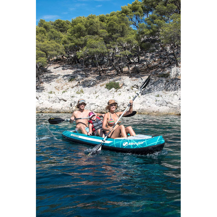 Надувне каное Sevylor Alameda, складний каяк на 21 особи, канадський, 375 x 93 см
