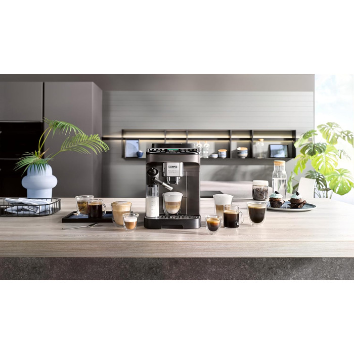 Кавомашина De'Longhi Magnifica Evo Next 13 напоїв, Titan