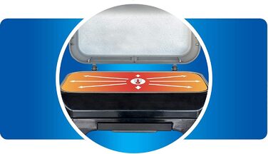 Газовий настільний гриль Campingaz Attitude 2go CV, сірий