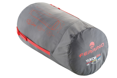 Спальний мішок Ferrino Yukon Pro/0°C Scarlet Red/Grey Left (86359IAA)
