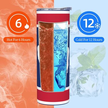 Кухоль з прямою трубочкою, 590 мл, дизайн прапор штату Вайомінг, друкований, дорожній кухоль, підходить для кемпінгу, офісу та дому