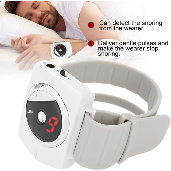 Далекий інфрачервоний хропіння зупинити хропіння анти хропіння браслет годинник інструменти охорони здоров'я для людей з важким хропінням апное викликає серцево-судинні та цереброваскулярні захворювання