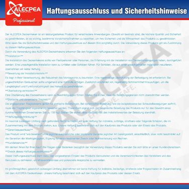 Стельові гачки ALECPEA з нержавіючої сталі для боксерських груш комплект 2 - Вантажопідйомність 400 кг - Вибухозахищене кріплення