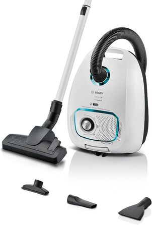 Пилосос Bosch з мішком серії 4 ProHygienic BGD41HYG, ідеально підходить для алергіків, гігієнічний фільтр, 10-річна гарантія на дв