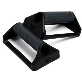 Ручки для віджимань GORNATION, перекладина для віджимань із силіконовою ручкою та нековзною гумовою основою, легка та портативна, обладнання для калістеніки для дому, ручки для стійки на руках, тренування вдома та на свіжому повітрі, темно-сіра