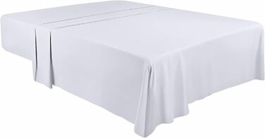 Постільна білизна Utopia - Простирадло без гумки - Простирадло 225 х 255см - Простирадло 135х190см - Плоске простирадло м'яка мато