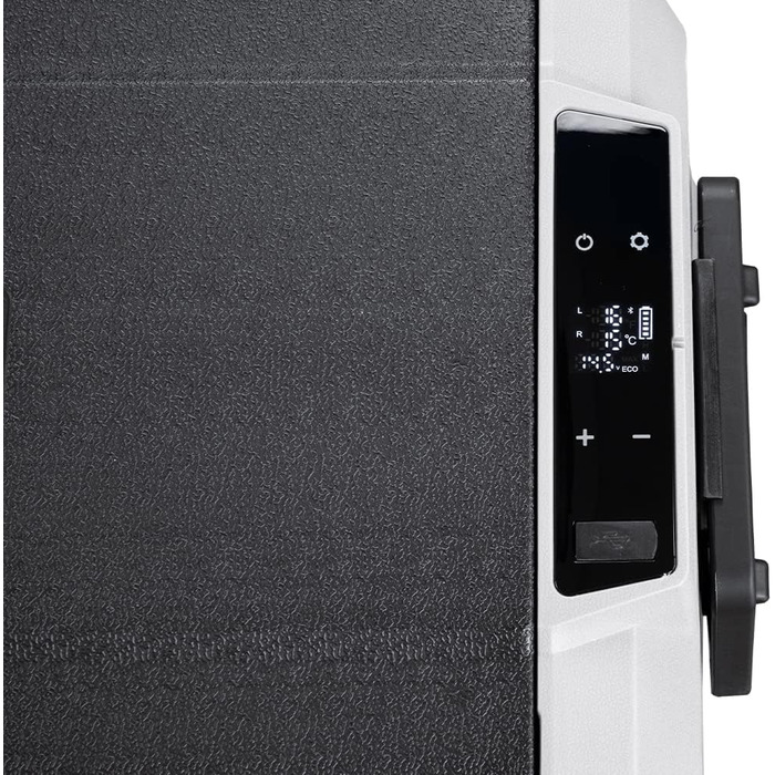 Портативний холодильник STAKMANN з компресором 12 В 220 В, холодильна камера з 2 відділеннями, колесами та бічними ручками, AC-DC