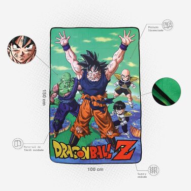 Персонажі Гоку в Namek DBZ Флісова ковдра Dragon Ball, мультфільм, великий, 22105