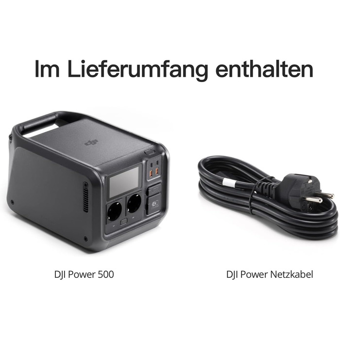 Портативна зарядна станція на 512 Втгод, генератор для кемпінгу та домашнього використання, швидка зарядка за 70 хвилин, чотири способи зарядки, сонячна панель опціонально, 500