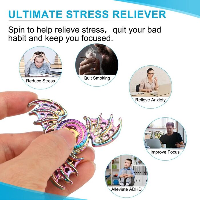 Dragon Hand Spinner Fidget Spinner Hand Toy Special High Performance Ball Bearing Anti Stres Children Fidget Finger Spinner Alloy