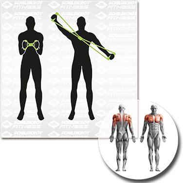 Набір експандерів Schildkrt, 3 предмети, зелено-антрацитовий, у картонній коробці 4 кольорів, 960021