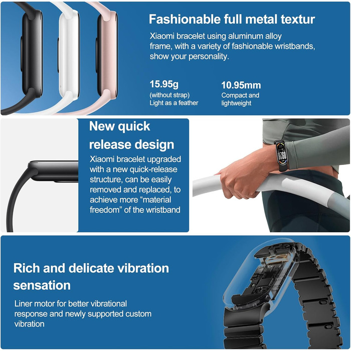 Дюймовий AMOLED-дисплей з яскравістю 1500 ніт, монітор сну та серцевого ритму, водонепроникність 5 атм, 21 день автономної роботи, частота оновлення 60 Гц, понад 150 режимів, чорний, 10 - 1,72-