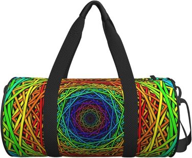 Яскрава дорожня сумка-мішок Dream Rainbow, спортивна сумка для фітнесу, велика сумка для подорожей та покупок, сумка на нічліг та на вихідні для чоловіків та жінок