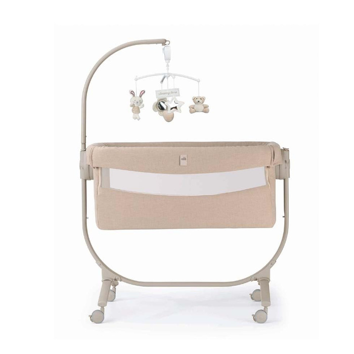 Дитяче ліжечко CAM Il mondo del bambino Дитяче ліжечко Cullami Доступні інші кольори Має функцію гойдання 8 регульованих положень висоти, Колір Бежевий