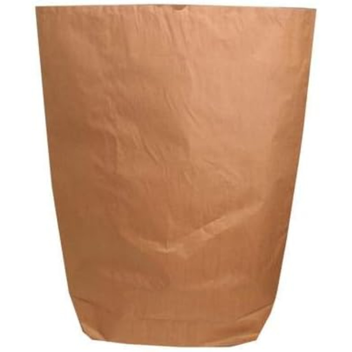 Коричневих паперових пакетів, двостінні, місткістю 120 л, 70x95 см, 25