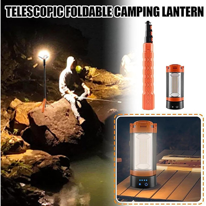 Ліхтар для кемпінгу з підставкою Акумуляторний Ліхтар для кемпінгу 1000 люмен Світлодіодний ліхтар-штатив Водонепроникні магнітні ліхтарі для намету ємністю 10000 мАг, робочі ліхтарі-штативи з регульованою яскравістю та підставкою