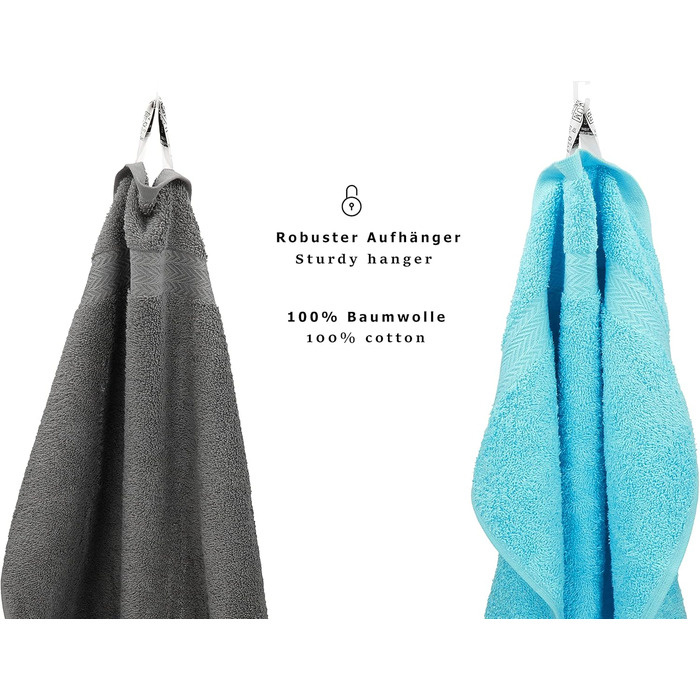 Набір рушників преміум-класу 100 бавовна 2 рушники для душу 4 рушники для рук 2 рушники для гостей 2 рукавички для прання Колір бі