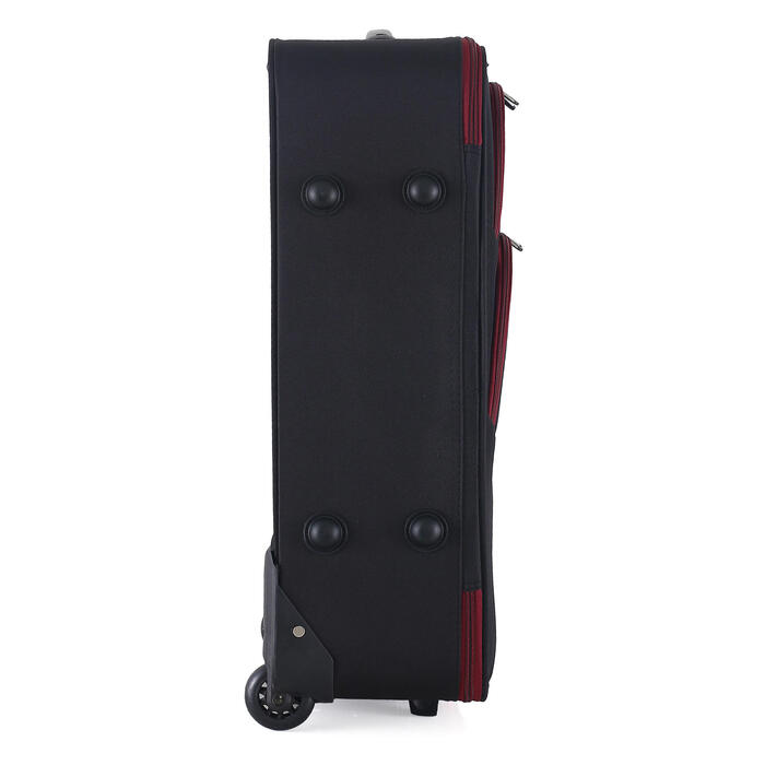 Валіза Semi Line 24' (M) Black/Red Lines (T5680-2)