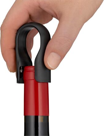 Набір для вина WMF Baric Sommelier 3 предмети, штопор, різак для фольги, пробка для пляшок, в коробці з горіхового дерева, чорний