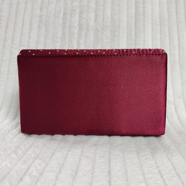 Елегантна жіноча сумочка з діамантами, блискуча, для вечірки, випускного, дівич-вечора, бордового кольору