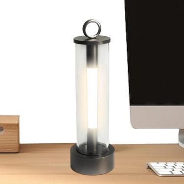 Ліхтарі для кемпінгу Портативний підвісний ліхтар із 3 режимами, портативні ліхтарі з USB-акумулятором 2000 мАг для кемпінгу, до 18 годин роботи - для дому, приміщень, спальні, вулиці, походів, сірий