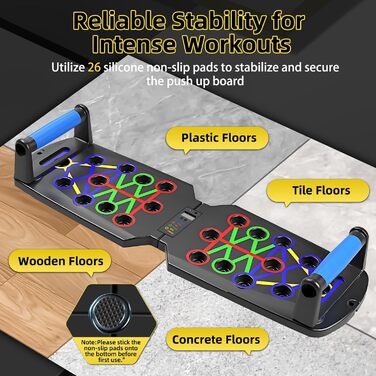 Дошка для віджимання, 26-в-1 багатофункціональна дошка для віджимання, тренажери для домашнього використання, система фітнес-підлога, вправи для м&39язів грудей, професійне обладнання для спалювання жиру для чоловіків, дошка 26 в 1