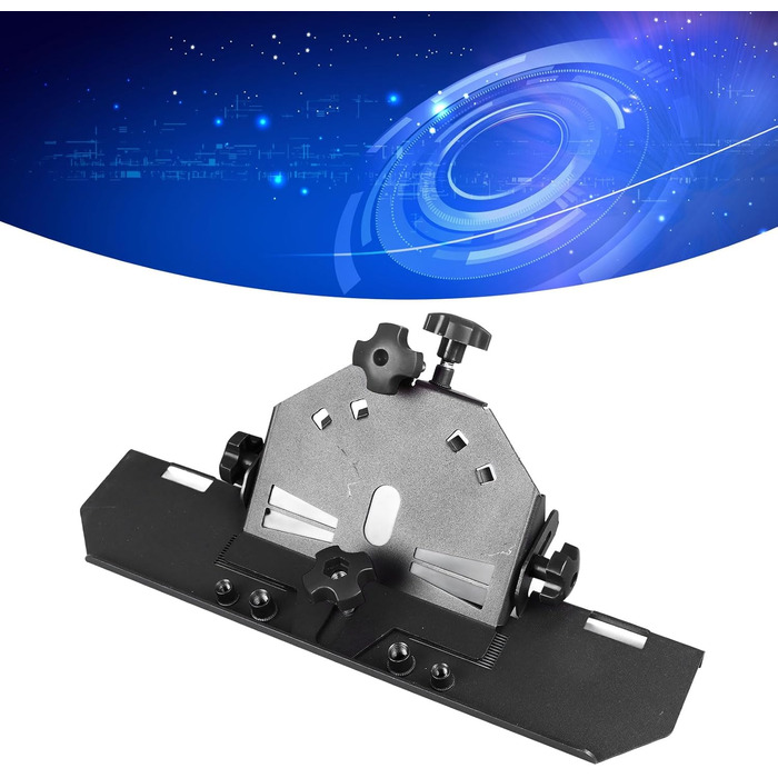 Фаска для плитки, Проста у використанні, Металева, Портативна, Стабільна, Фаска для плитки, Висока ефективність, 45 градусів, для кутової шліфувальної машини 115 125 (чорний гвинт і гайка)