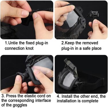 Тактичні шоломи TS TAC-SKY Fast, зовнішні відкидні, захисні окуляри унісекс для використання на відкритому повітрі, стрільби, страйкболу, пейнтболу CS(T)