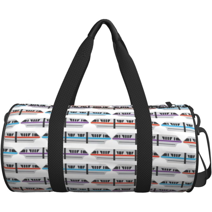 Дорожня сумка Місячні Вовки 3D, кругла, великої місткості, легка та міцна, ідеальний подарунок для походів, відпустки, ділових поїздок та іншого, на одне відділення, універсальний розмір