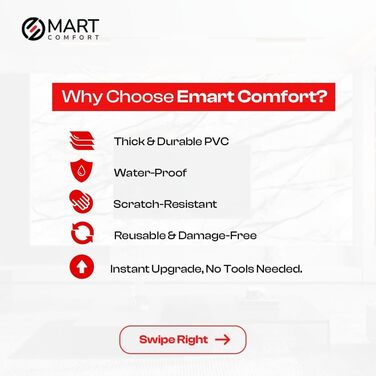 Самоклеюча вінтажна наклейка на стіну з ПВХ - Мармурова водонепроникна наклейка, що відклеюється та клеїться, для вітальні, кухні, ванної кімнати, офісу та комерційних приміщень (0,6 x 3 м) - 1 рулон (LK 145)